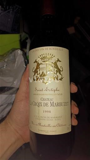Burdeos Saint-Estèphe Château La Croix de Marbuzet 1998