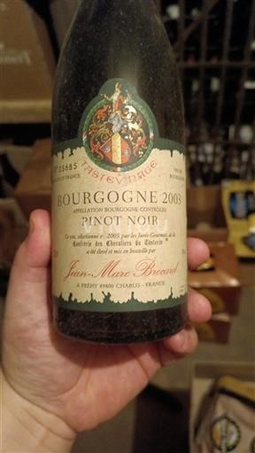 Bourgogne Jean-Marc Brocard 2003