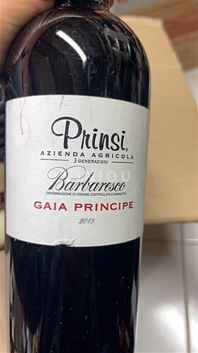 Piemont Barbaresco Prinsi Gaia Principe 2015