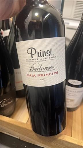 Piemonte Barbaresco Prinsi Gaia Principe 2015