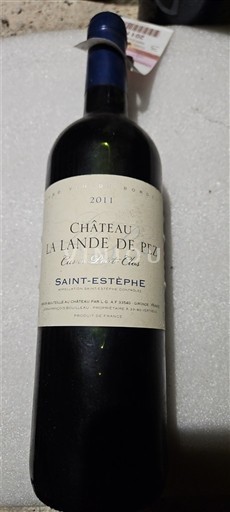 Burdeos Saint-Estèphe Château La Lande de Pez Saint-Clau 2011