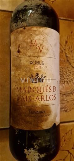 Наварра Навара Marqués de Malcarlos Roble 2011
