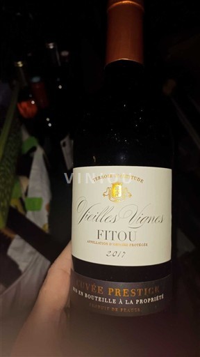 Vinos Rouge sec Cuvée Prestige Vieilles Vignes 2017 Francia Languedoc Fitou AOC