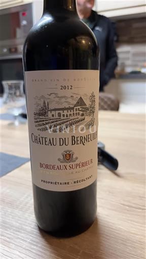 Bordeaux Bordeaux Supérieur Château Berneuilh 2012