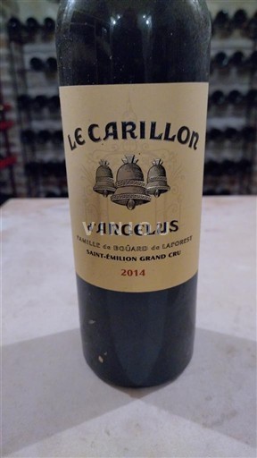Bordeaux Saint-Émilion Grand Cru Grand Cru Le Carillon d'Angélus 2014