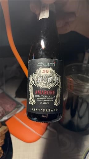 Benecija Amarone della Valpolicella Speri Sant'Urbano 2015