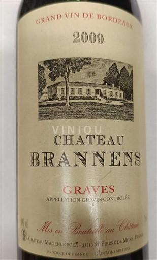Bordeaux Graves Château Brannens 2009