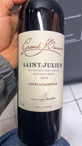 Burdeos Saint-Julien Maison Johanes Boubée d'Exception 2016