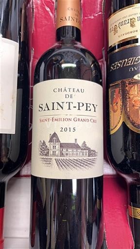 Бордо Сент-Емільйон Гран Крю Grand Cru Château Saint-Pey 2015