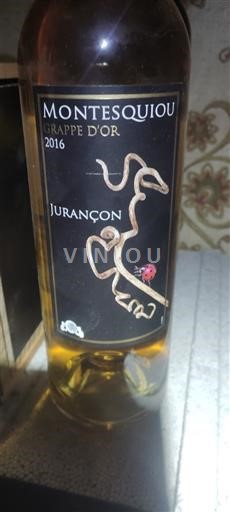 Zuidwest-Frankrijk Jurançon Montesquiou Grappe d'Or 2016