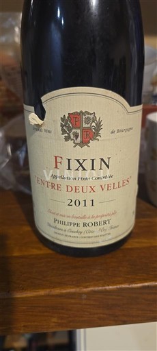 Bourgogne Fixin Philippe Robert Entre Deux Velles 2011