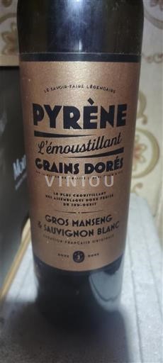 Sud-Ovest Côtes de Gascogne Pyrène L'émoustillant Grains Dorés Senza annata
