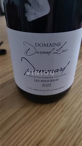 Бургундія Поммар Domaine Rand Luc Les Perrières 2022