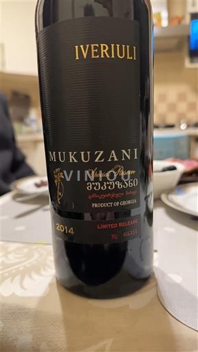 Cáucaso Mukuzani Iveriuli Special Reserve 2014