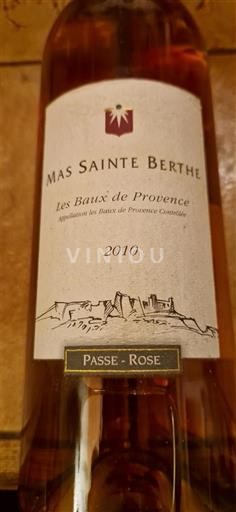 Provenza Baux-de-Provence Mas Sainte Berthe Passe-Rose 2010