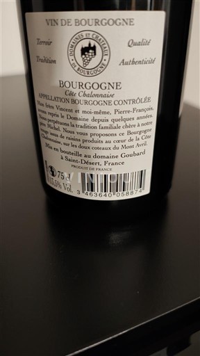 Burgundy Burgundy Côte Chalonnaise Domaine La Chaux Non-Vintage