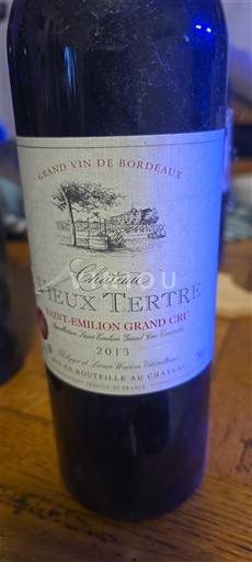 Bordeaux Saint-Émilion Grand Cru Grand Cru Château Vieux Tertre 2013