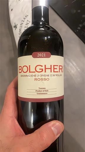 Toscana Bolgheri Grattamacco Rosso 2021