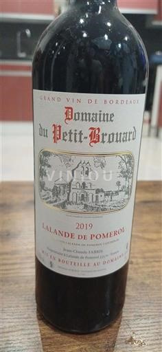 Бордо Лаланд-де-Помроль Domaine Petit-Brouard 2019