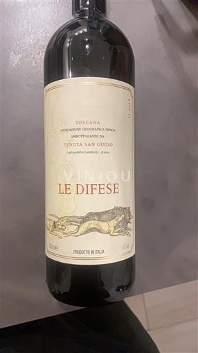 Toscana Bolgheri Tenuta San Guido Le Difese 2019