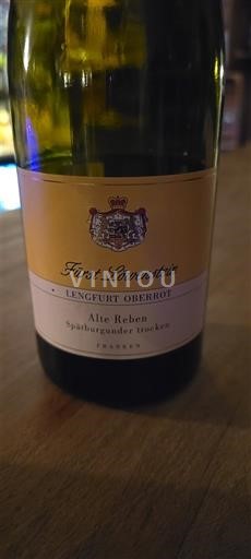 Franky Fürst Löwenstein Alte Reben 2012