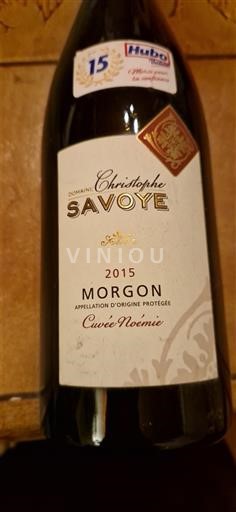Wines Rouge sec Cuvée Noémie Domaine Christophe Savoye 2015 France Beaujolais Morgon AOC