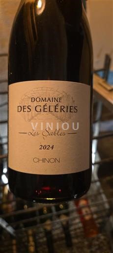 Valle del Loira Chinon Domaine S Géleries Les Sables 2024