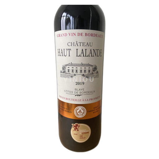 Bordeaux Blaye-Côtes-de-Bordeaux Haut Lalande 2019
