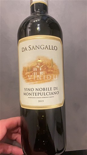 Тоскана Віно Нобіле ді Монтепульчано Da Sangallo Sangiovese 2015