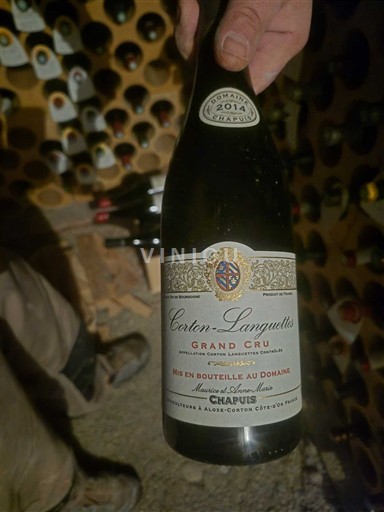 Burgundy Corton Grand Cru Domaine Chapuis Corton-Languettes 2014