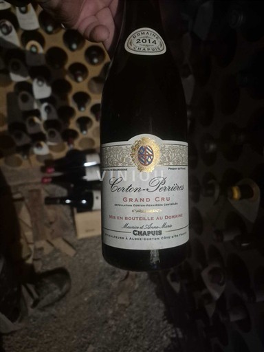 Burgundy Corton Grand Cru Domaine Chapuis Corton perriére 2014