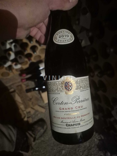 Bourgogne Grand Cru Domaine Chapuis Corton-Perrières 2010