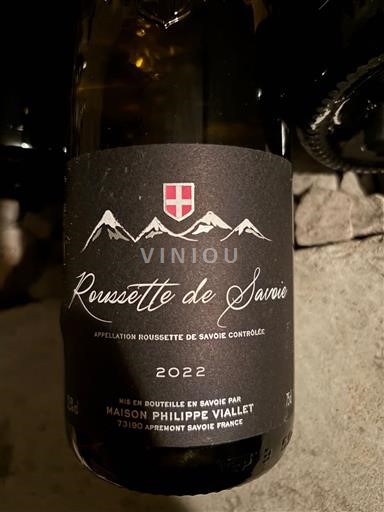 Savoie en Bugey Roussette de Savoie Maison Philippe Viallet 2022