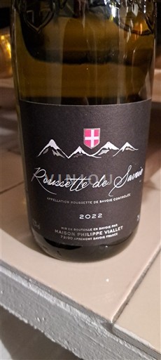 Savoie og Bugey Roussette de Savoie Maison Philippe Viallet 2022
