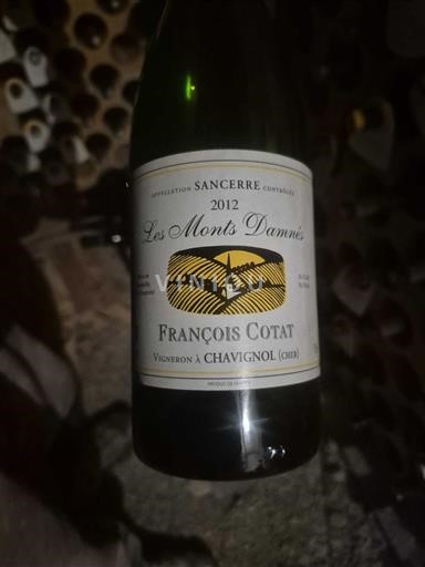 Valle della Loira Sancerre François Cotat Les Monts Damnés 2012