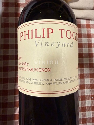 Kaliforniska AVA Napa Valley Philip Togni Vineyard Cabernet Sauvignon 2009