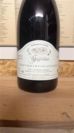Rhônen laakso Côtes-du-rhône-villages Domaine Gigondan Grande Réserve 2021