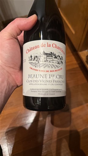 Bourgogne Ikke specificeret Premier Cru Château La Charrière Clos des Vignes Franches 2021