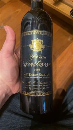 Bordeaux Saint-Émilion Grand Cru Grand Cru Château Steaux 1998