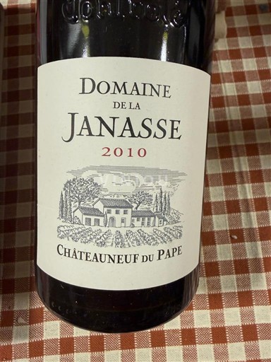 Vale do Ródano Châteauneuf-du-Pape Domaine La Janasse 2010