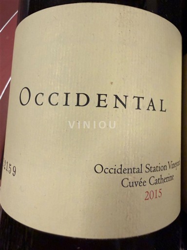 Kalifornialaiset AVA:t Sonoma Coast Occidental Catherine 2015