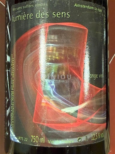 Vina Rouge sec Amsterdam la nuit Lumière des Sens Non millésimé Francija Langvedok Languedoc AOC