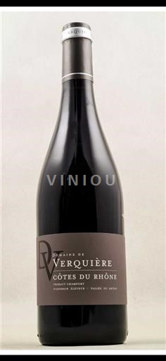 Rượu vang Rouge sec Thibaut Chamford Domaine Verquière Non millésimé Pháp Thung lũng Rhône Côtes-du-rhône AOC