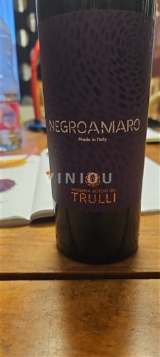 Апулія Саленто Masseria Borgo dei Trulli Negroamaro Без вінтажу