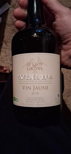 Jura Côtes du Jura Le Clos des Grives 2018