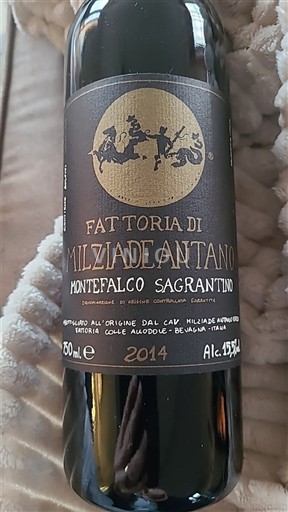 Умбрія Монтевалько Сагрантіно Fattoria di Milziade Antano 2014