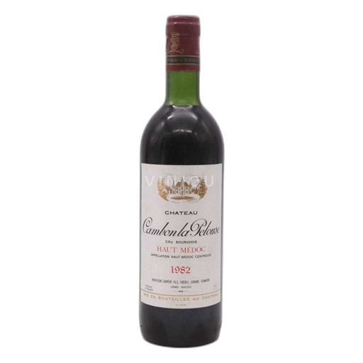 Bordeaux Haut-Médoc Château Cambon la Pelouse Cru bourgeois 1982