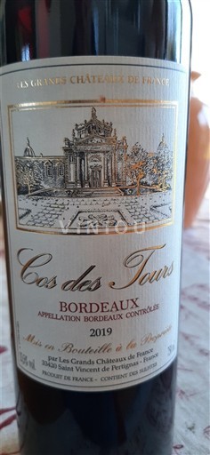 Бордо Cos des Tours 2019