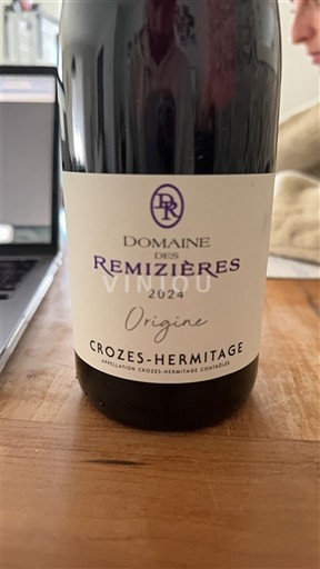 Thung lũng Rhône Crozes-hermitage Domaine S Remizières Origine 2024