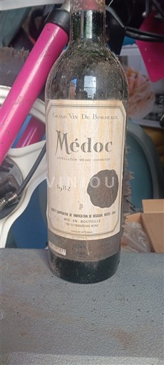 Bordeaux Médoc Cave Saint-Jean 1982